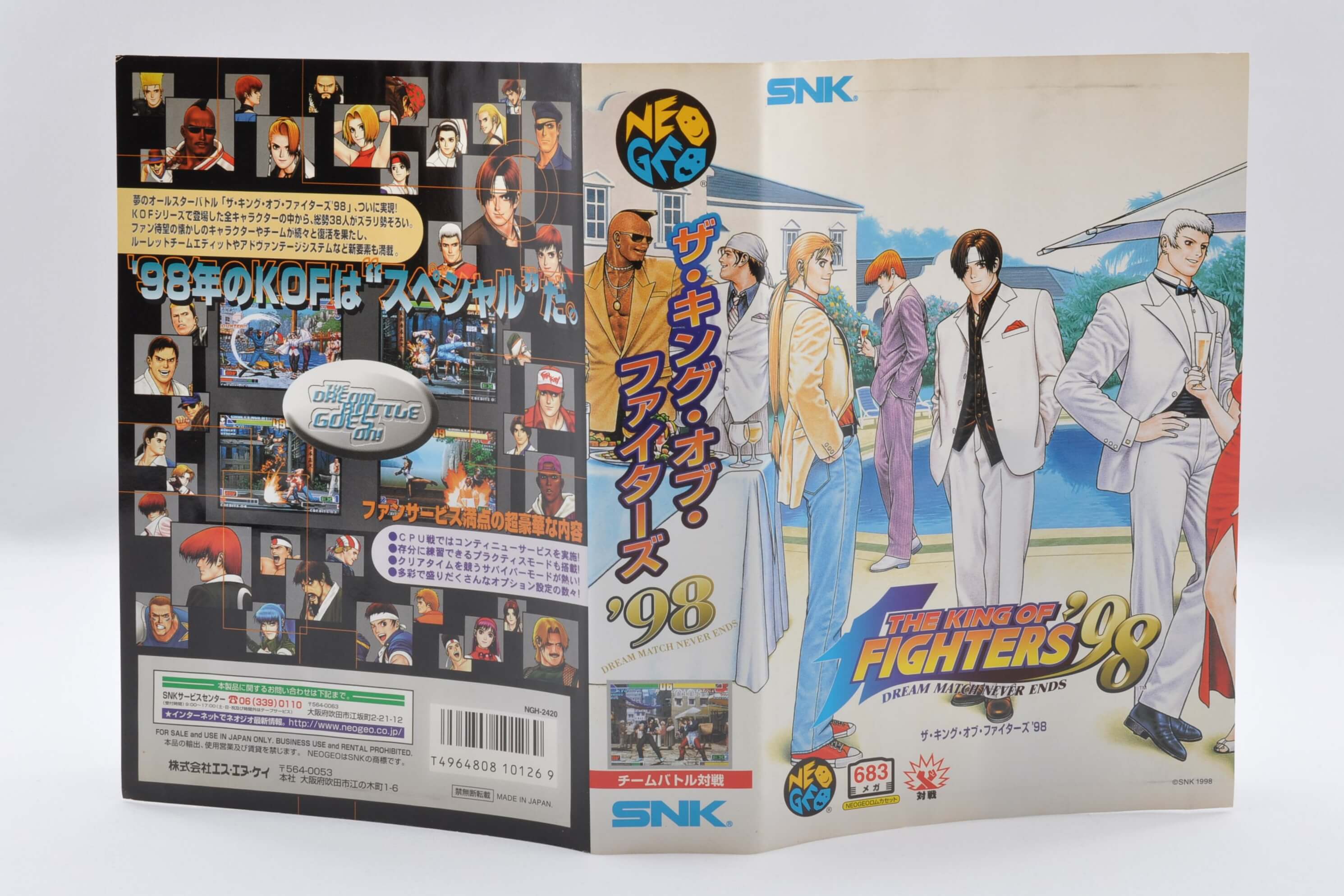 The King of Fighters 98 AES KOF98 Neo Geo SNK | eBay