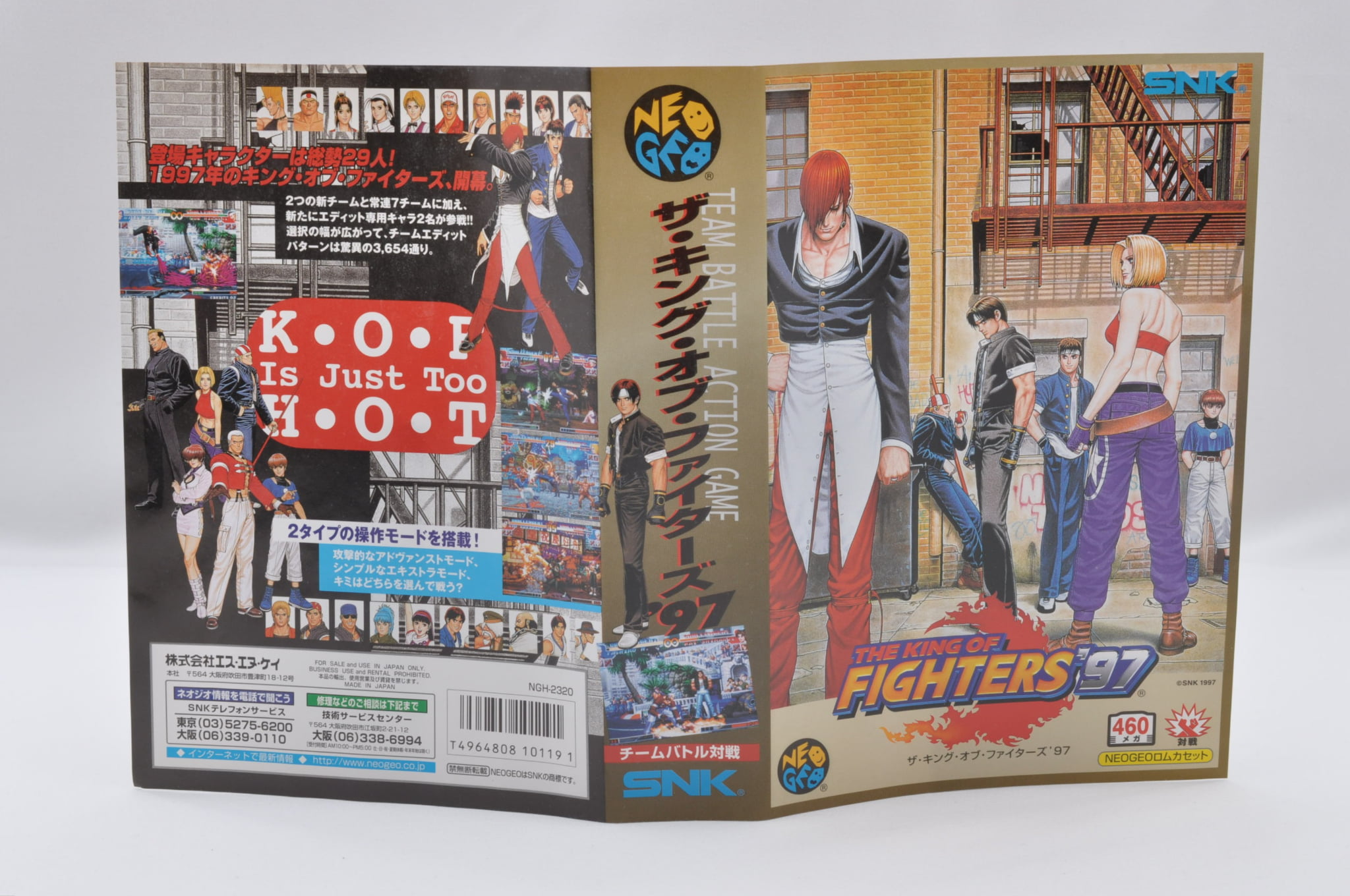 The King of Fighters 97 Neo Geo AES KOF 97 with Original Survey